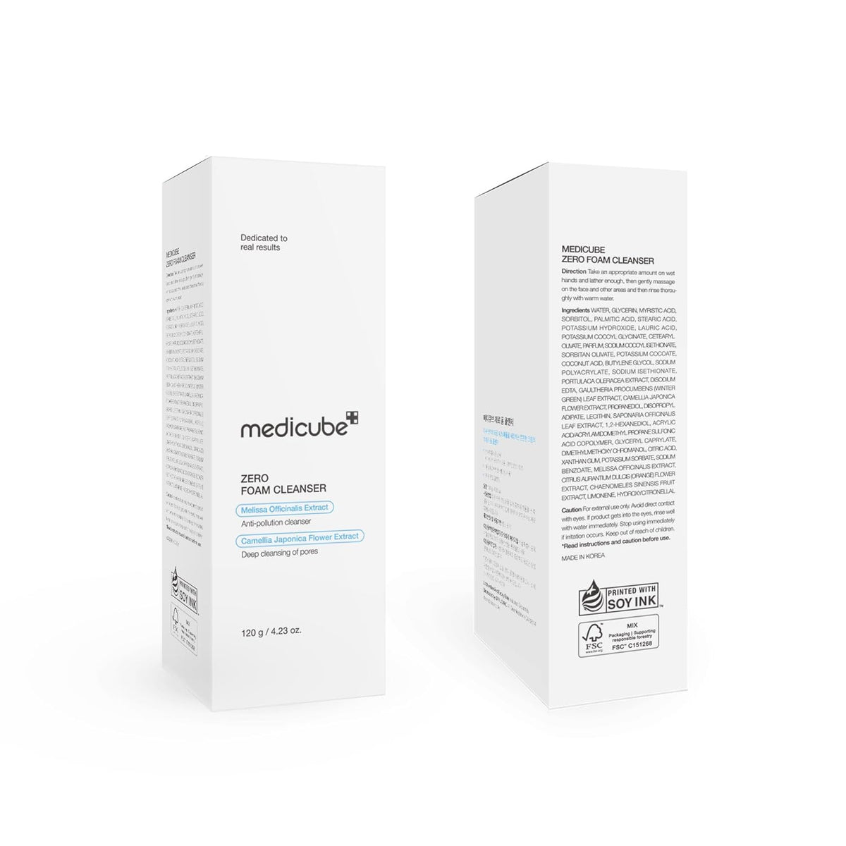 Medicube Zero Foam Cleanser for Sensitive Skin - Sebum Control, Moisture Balance, and Pore Minimization 120g | Korean Skincare