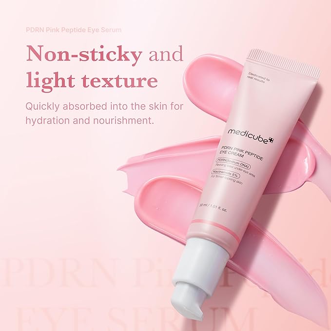 medicube Salmon DNA PDRN Pink Peptide Eye cream with Niacinamide