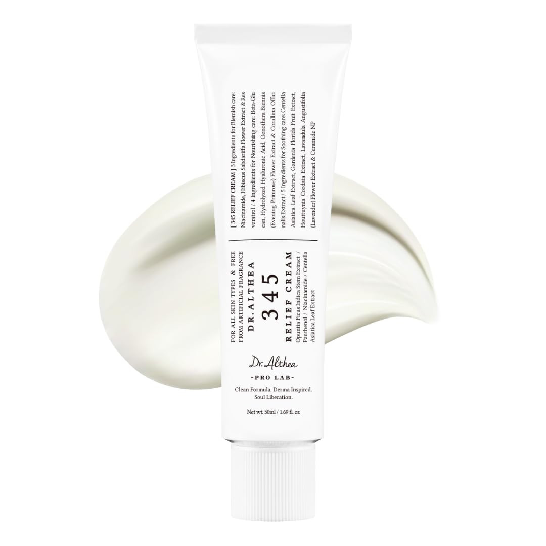 Dr.Althea 345 Relief Cream | Daily Face Moisturizer | Blemish Relief Care 50ml