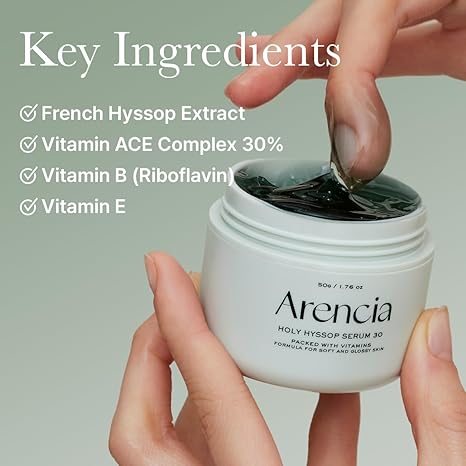 Arencia Glow Hyssop Overnight Face Mask Serum - Image 3