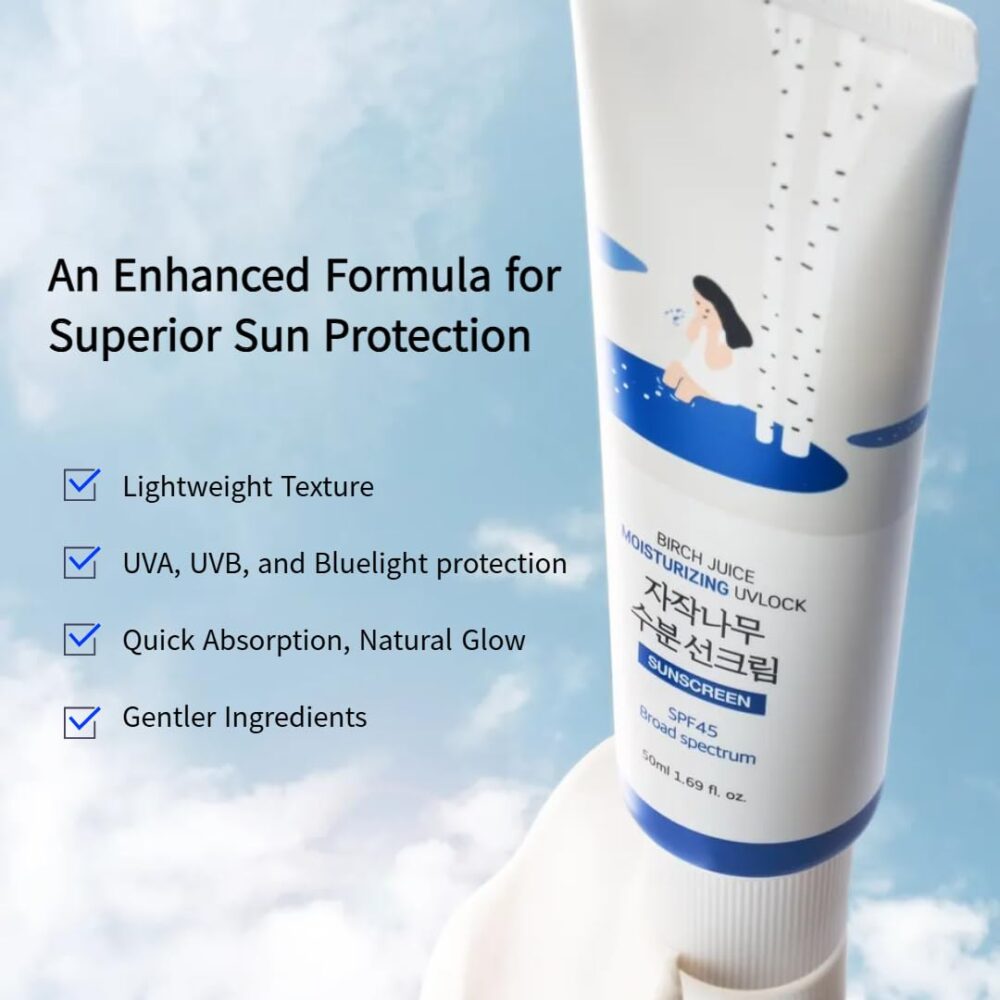 ROUND LAB Birch Juice Moisturizing SPF 45 broad spectrum 50ml - Image 3
