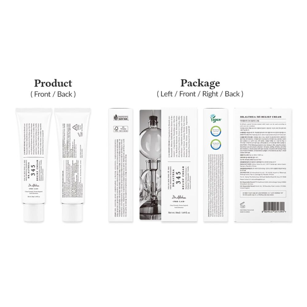 Dr.Althea 345 Relief Cream | Daily Face Moisturizer | Blemish Relief Care 50ml - Image 4