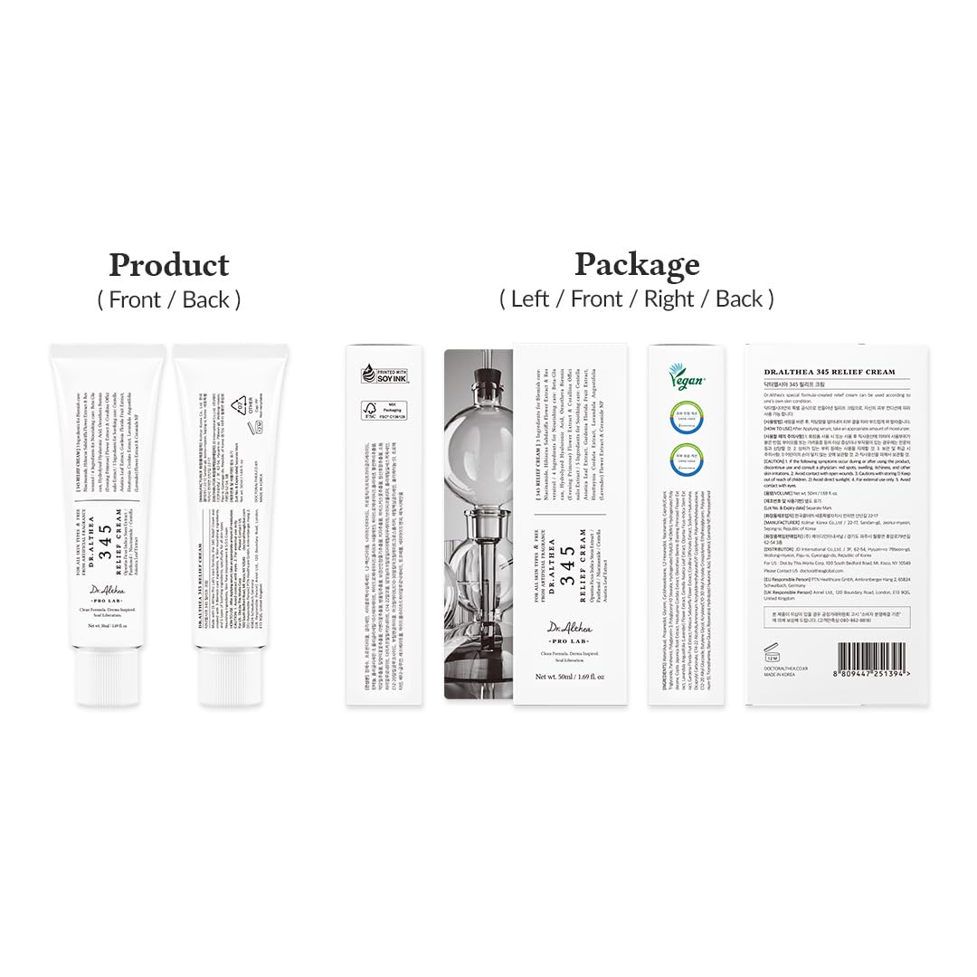 Dr.Althea 345 Relief Cream | Daily Face Moisturizer | Blemish Relief Care 50ml - Image 4