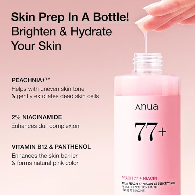Anua Peach 77 Niacin Essence Toner new - Image 4