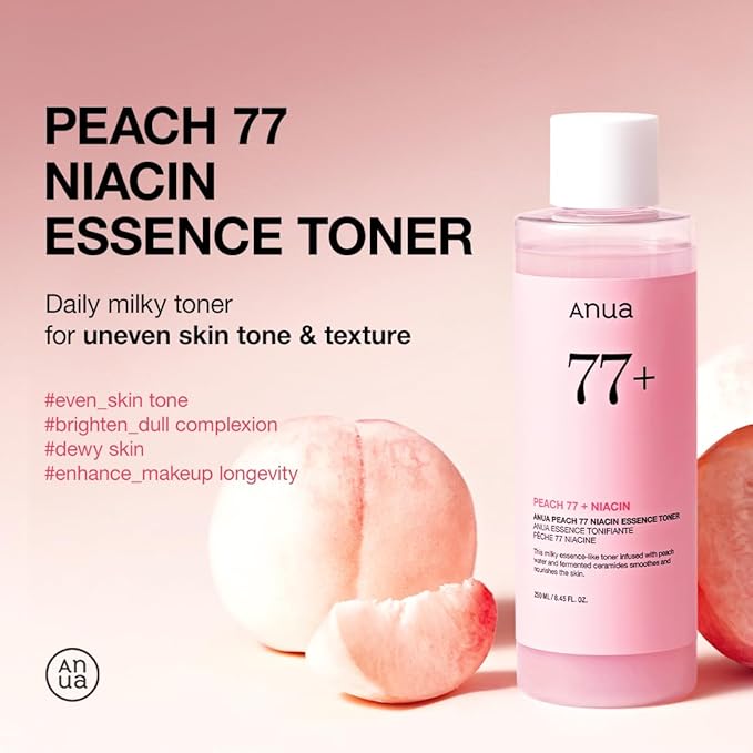 Anua Peach 77 Niacin Essence Toner new - Image 5