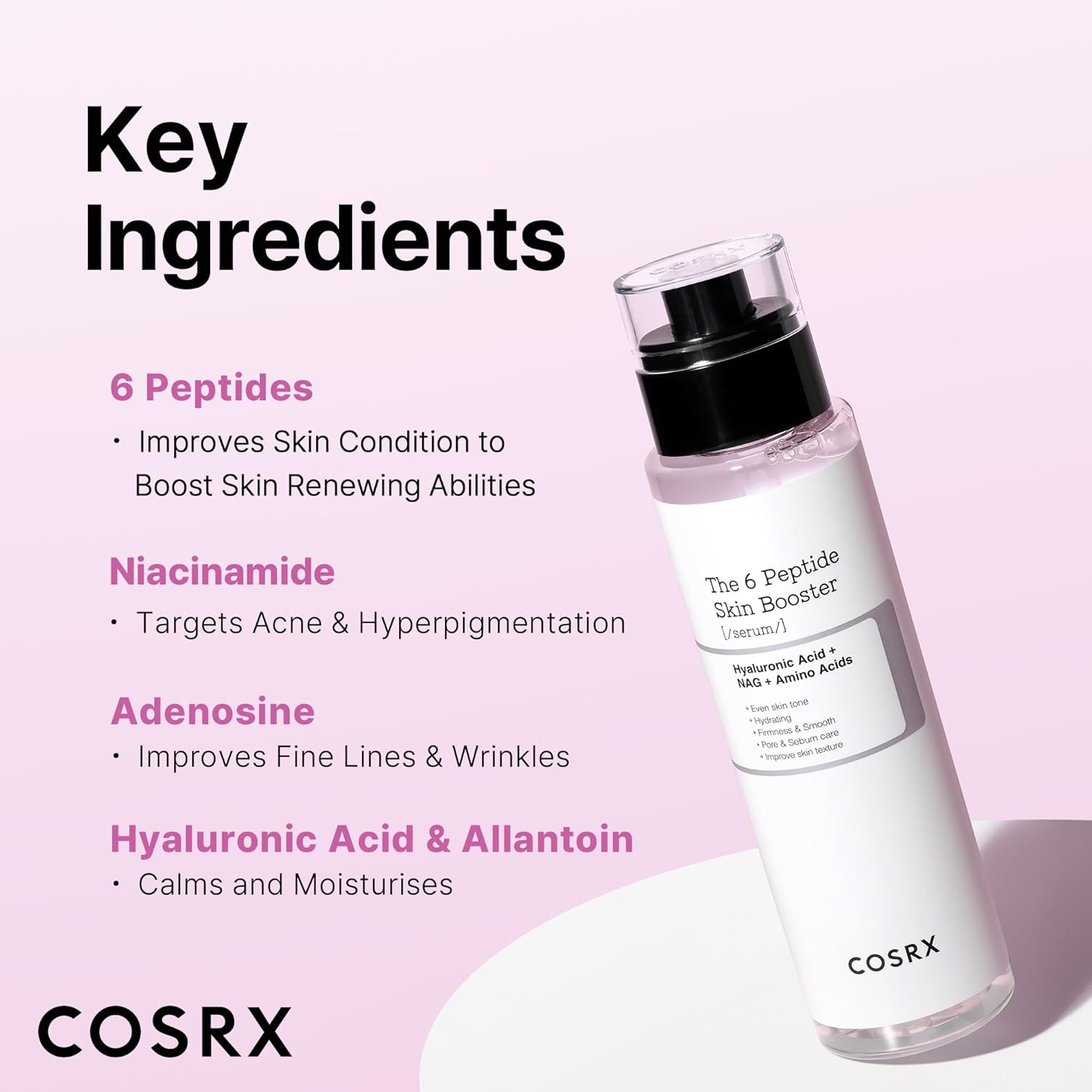 COSRX 6X Peptide Collagen Toner Serum 150mL - Image 2