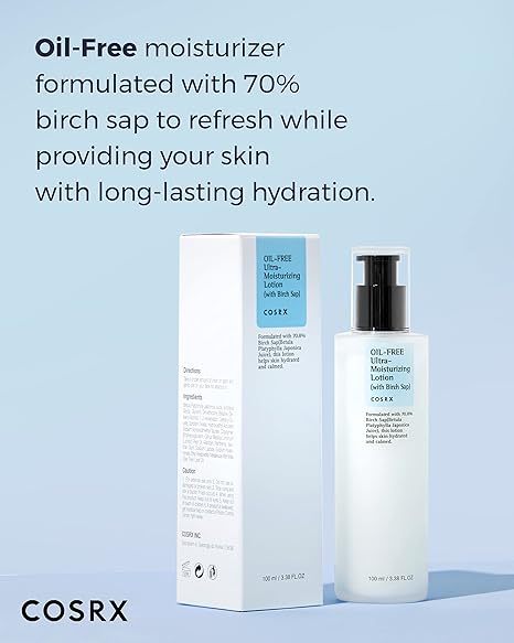 COSRX Oil Free Lotion with Birch Sap, Daily Facial Moisturizer - Image 3