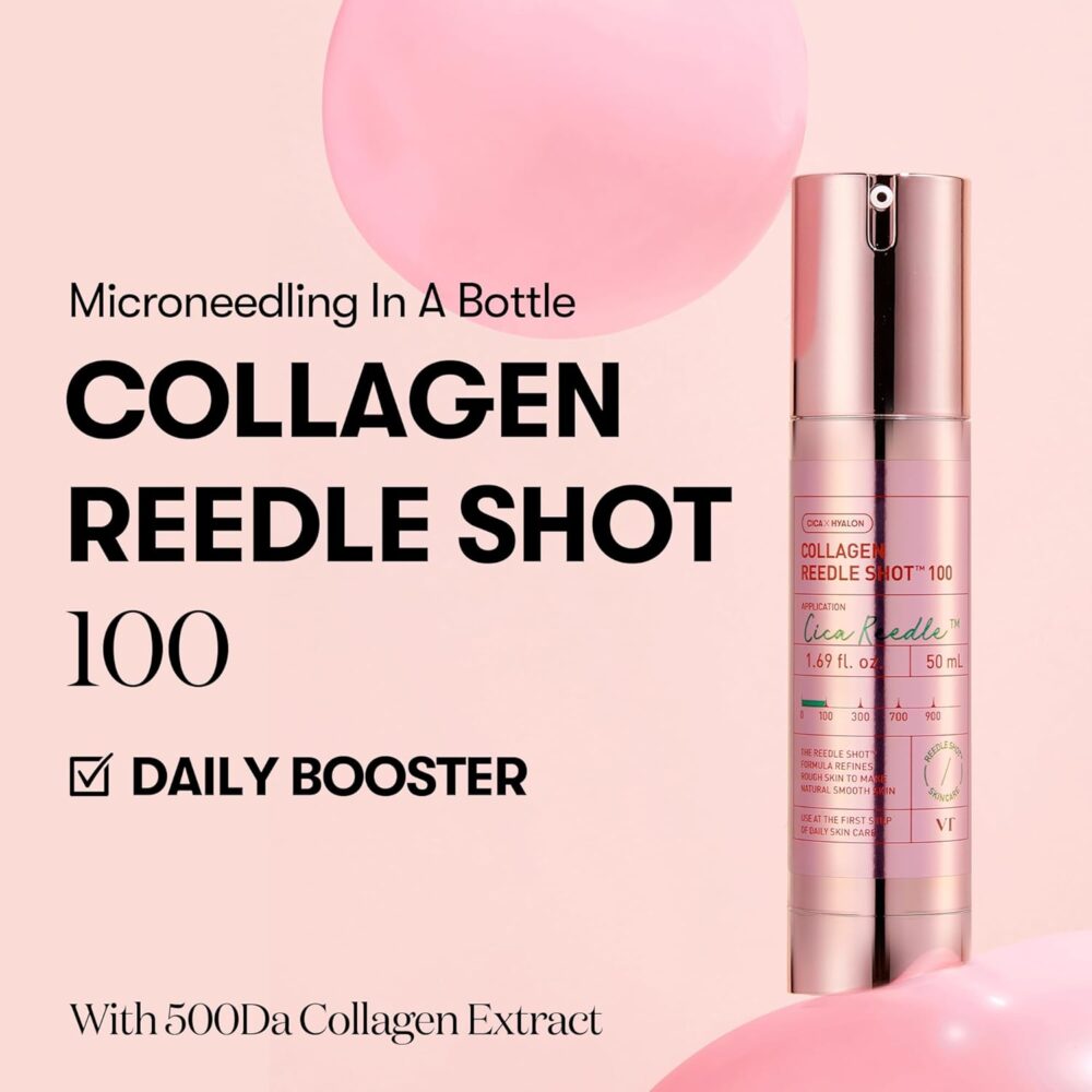 VT COSMETICS Collagen Reedle Shot 100 | Collagen Microneedling Serum 50ml - Image 3
