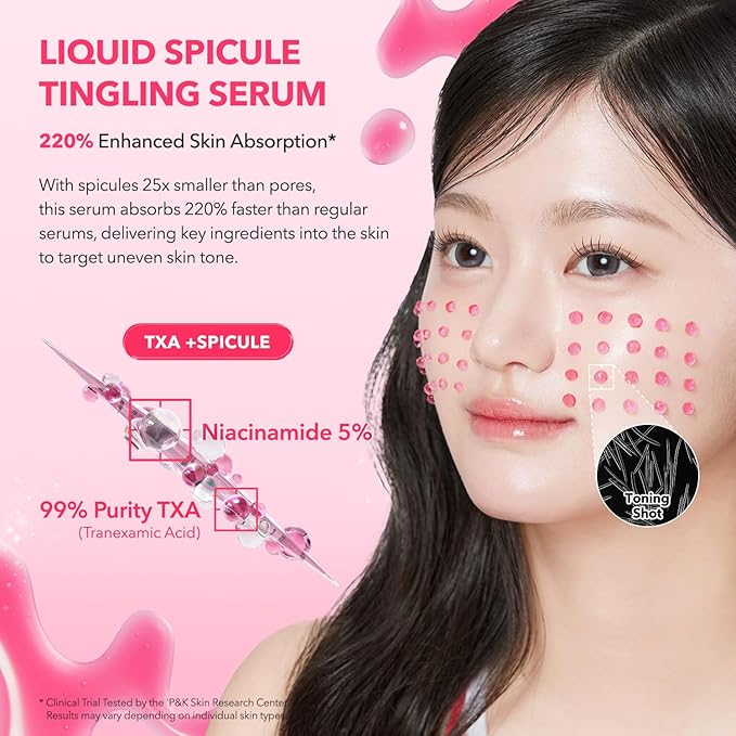 APRILSKIN TXA Niacinamide Toning Shot 99 Spicule Facial Serum - Image 4