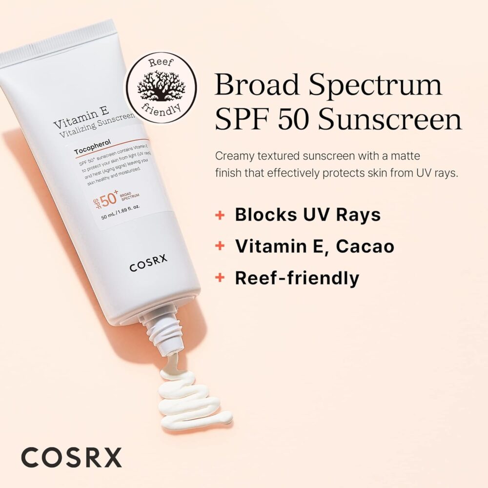 COSRX Vitamin E Sunscreen SPF 50 - Image 5