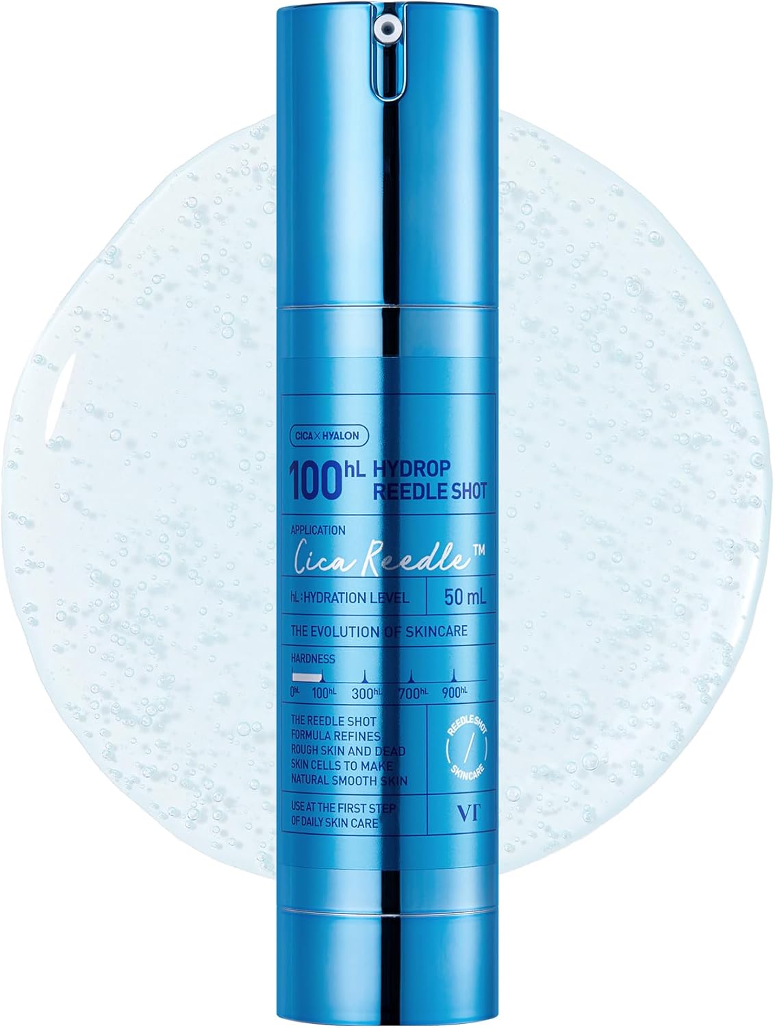 VT COSMETICS Hydrop Reedle Shot 100hL | Hyaluronic Acid Microneedling Serum 50ml