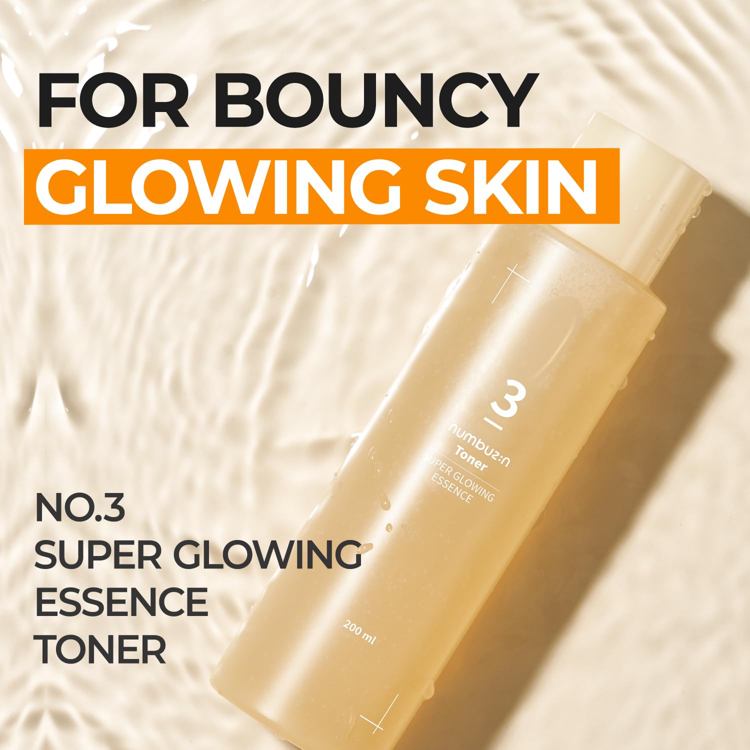 Numbuzin No.3 Toner | Super Glowing Essence Toner | - Image 8