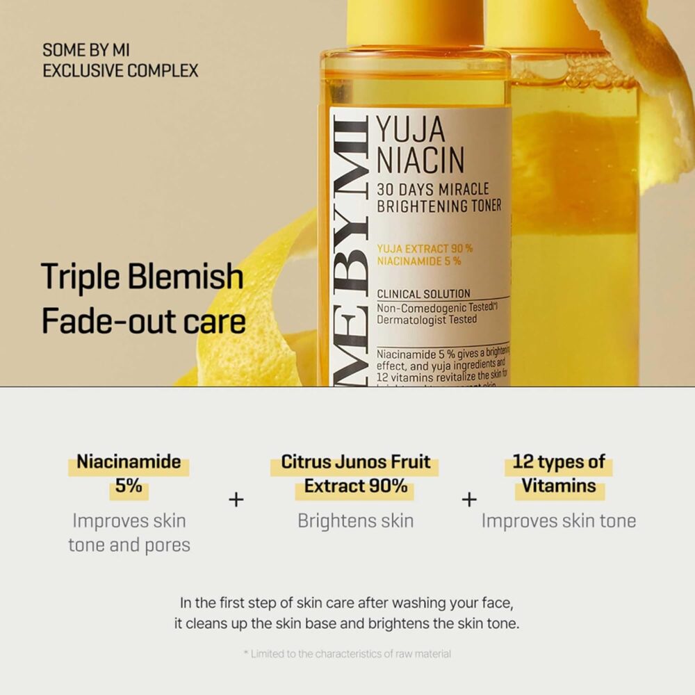 SOME BY MI Yuja Niacin 30 Days Miracle Brightening Toner - 5.07Oz, 150ml - Image 5