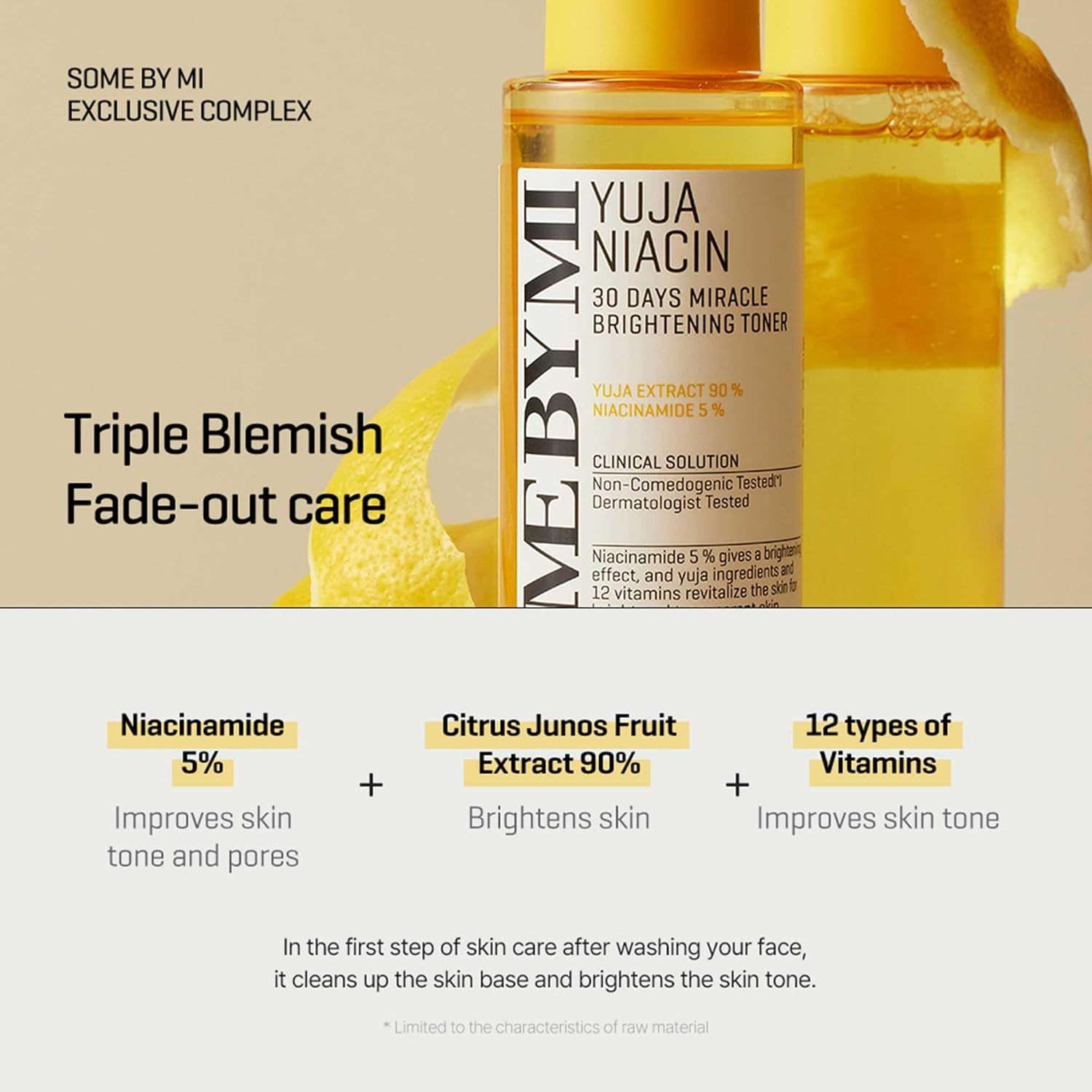 SOME BY MI Yuja Niacin 30 Days Miracle Brightening Toner - 5.07Oz, 150ml - Image 5