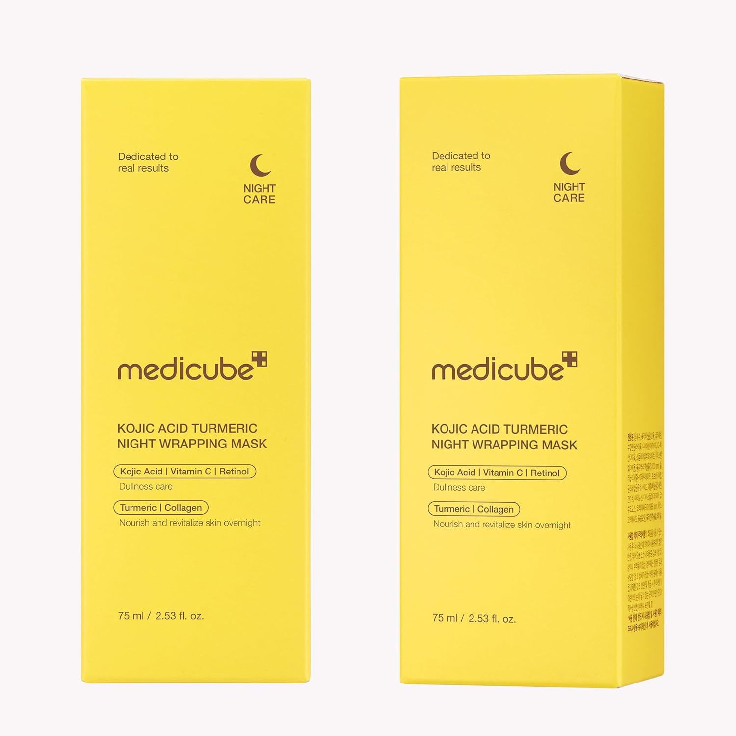 Medicube Kojic Acid Turmeric Overnight Wrapping Peel Off Mask - Image 5