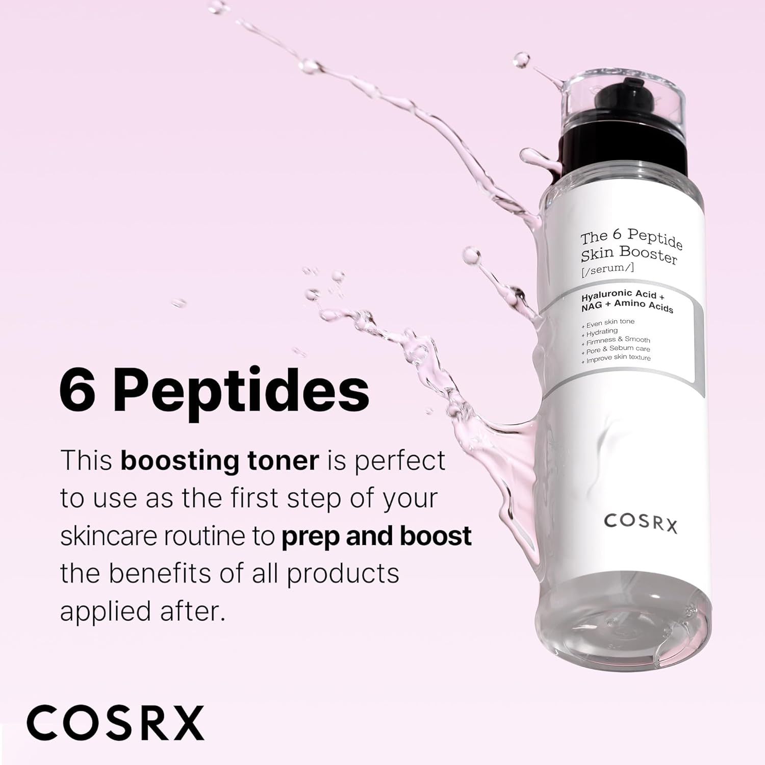 COSRX 6X Peptide Collagen Toner Serum 150mL - Image 5