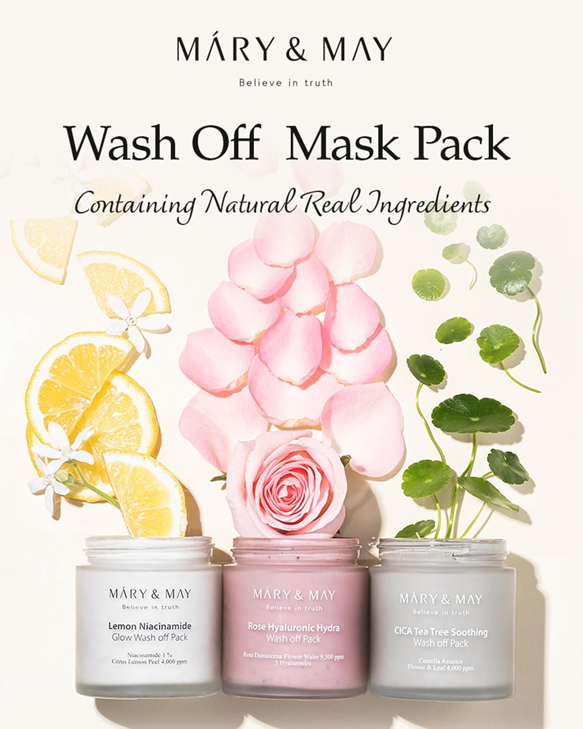 Mary&May Lemon Niacinamide Glow Wash Off Pack - 125g - Image 2