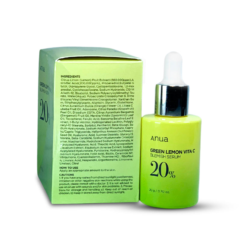 Anua Green Lemon Vitamin C Blemish Serum - Image 3