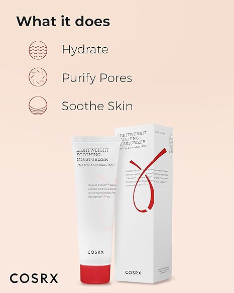 COSRX AC Collection Lightweight Soothing Moisturizer, 80ml - Image 2