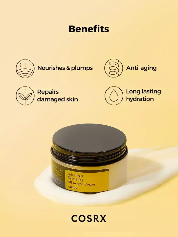 Cosrx Advanced Snail 92 all in one cream - 100g - Image 5