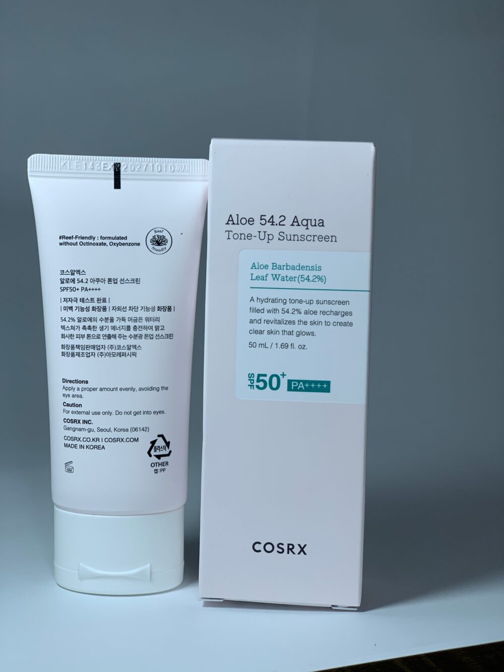 Cosrx Aloe 54.2 Aqua Tone-up SunscreenSpf 50+ 50ml - Image 6