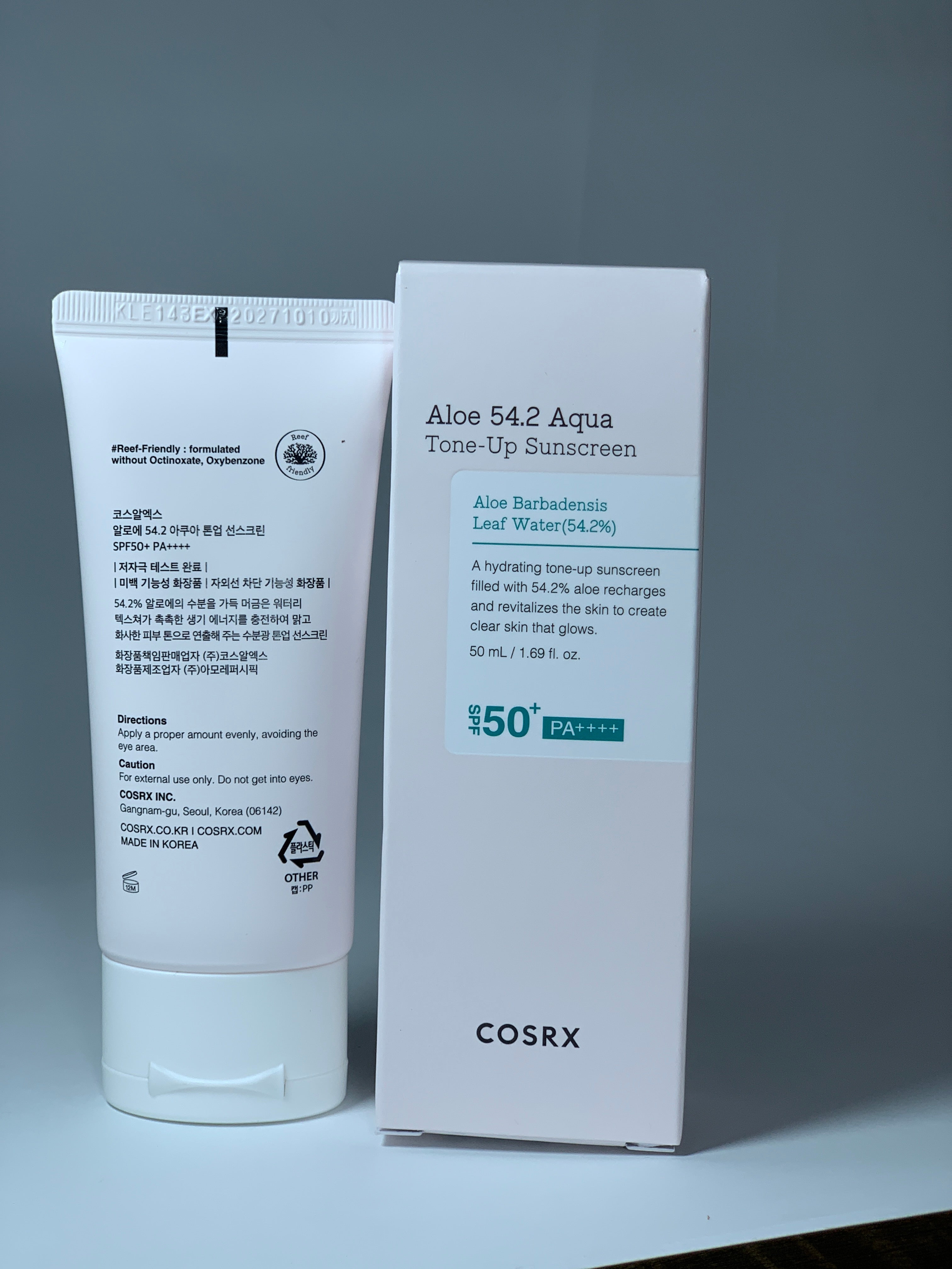 Cosrx Aloe 54.2 Aqua Tone-up SunscreenSpf 50+ 50ml - Image 6