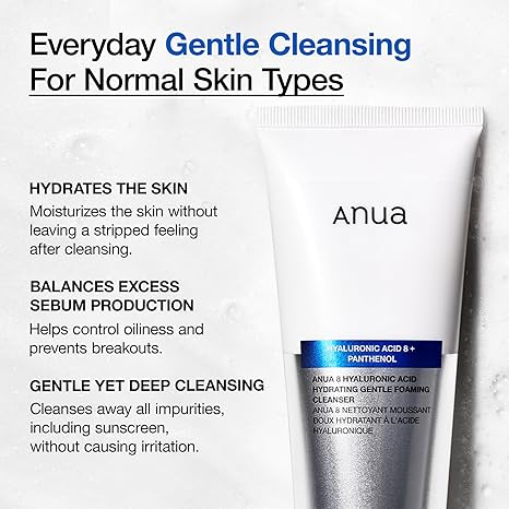 ANUA Hydrating Gentle Foaming Cleanser, 150ml - Image 3