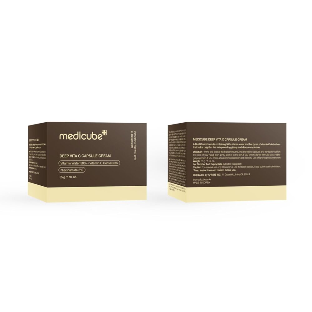 Medicube Deep Vitamin C Moisturizer 55g – Brightening & Anti-Wrinkle Liposome Capsules - Image 2