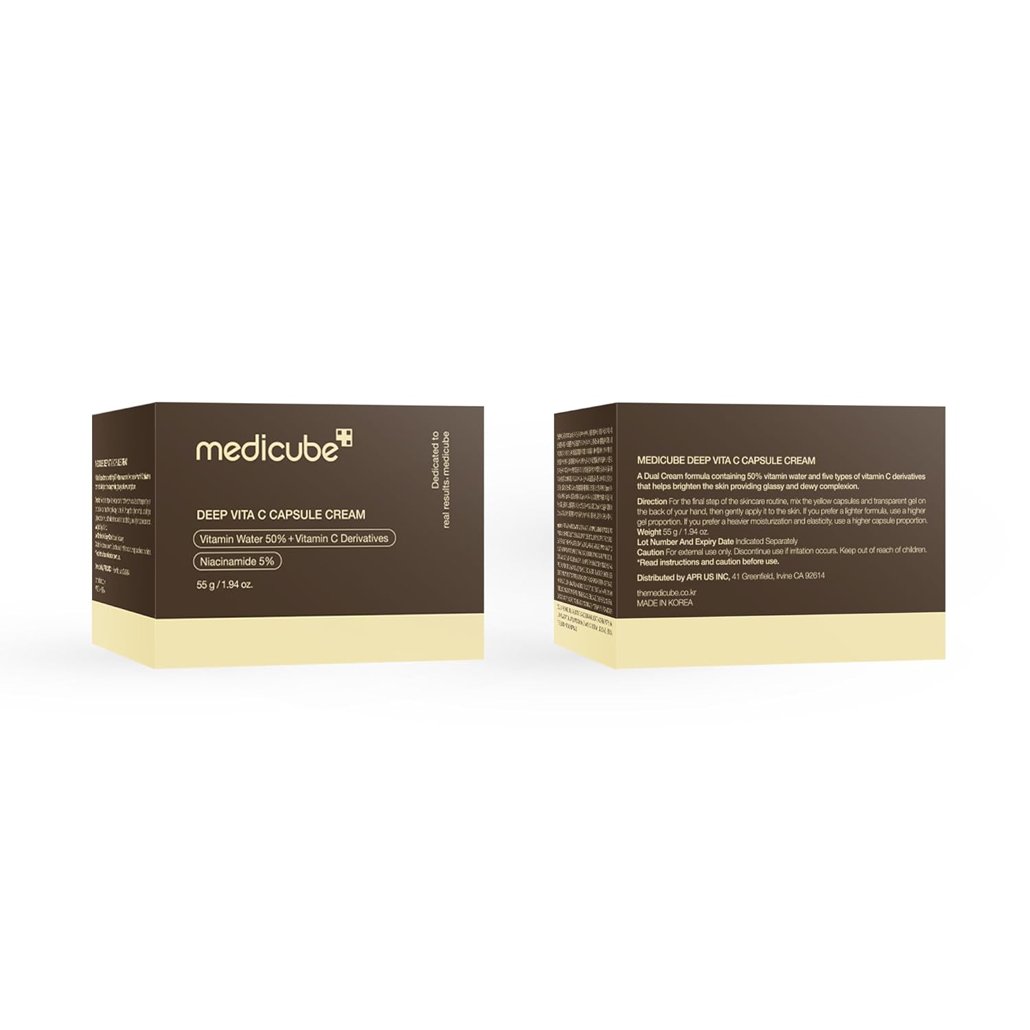 Medicube Deep Vitamin C Moisturizer 55g – Brightening & Anti-Wrinkle Liposome Capsules - Image 2