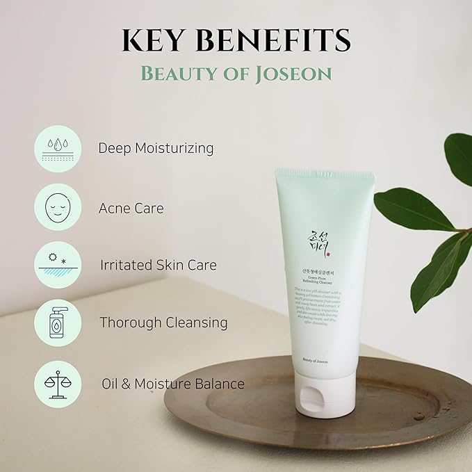 Beauty Of Joseon Green Plum Refreshing Cleanser 100ml - Image 4