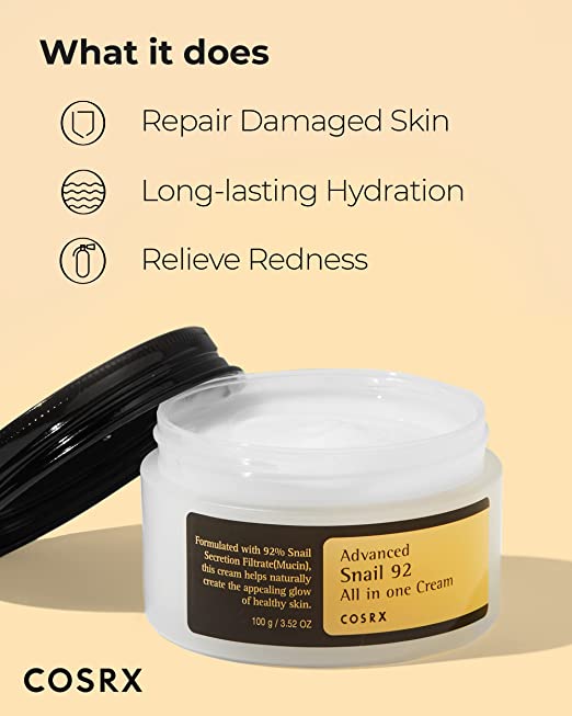 Cosrx Advanced Snail 92 all in one cream - 100g - Image 6