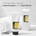 COSRX Advanced Snail Mucin Gel Cleanser, 5.07 Fl Oz / 150 mL, Rich Daily Deep Cleansing Gel for Dry & Sensitive Skin, Korean Skin Care,