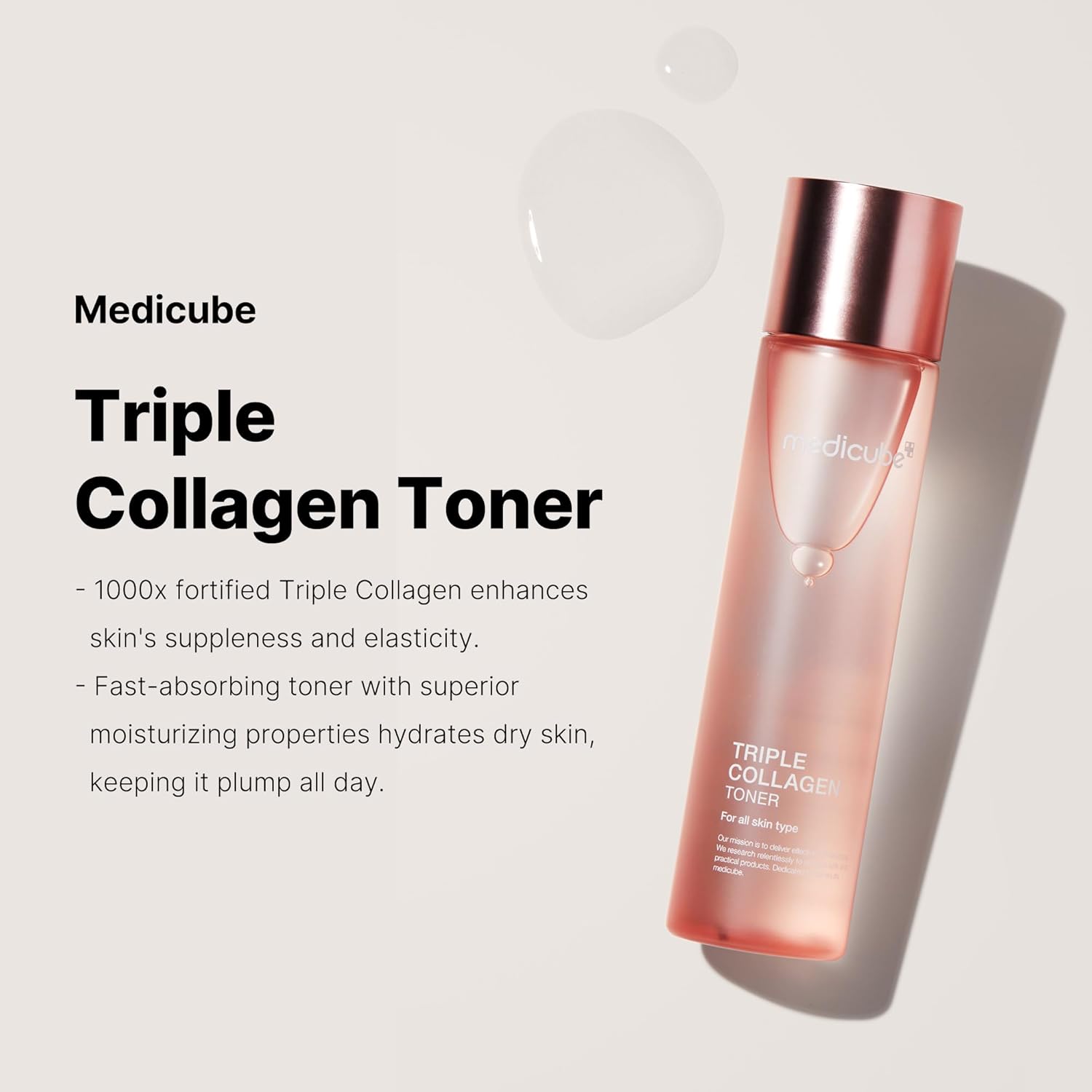 medicube Triple Collagen Toner 140ml - Image 3
